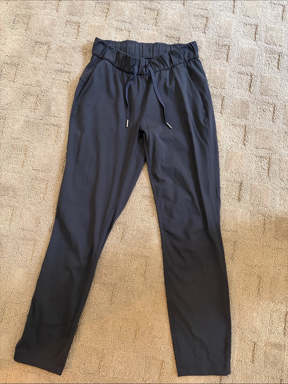 lululemon athletica Black Drawstring Slim Joggers